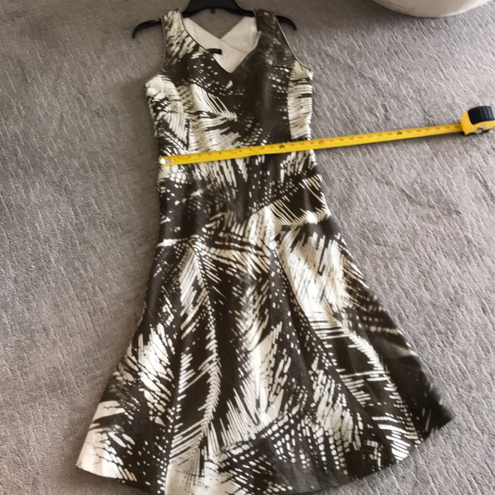 Lafayette 🌿 Palm print linen blend dress
